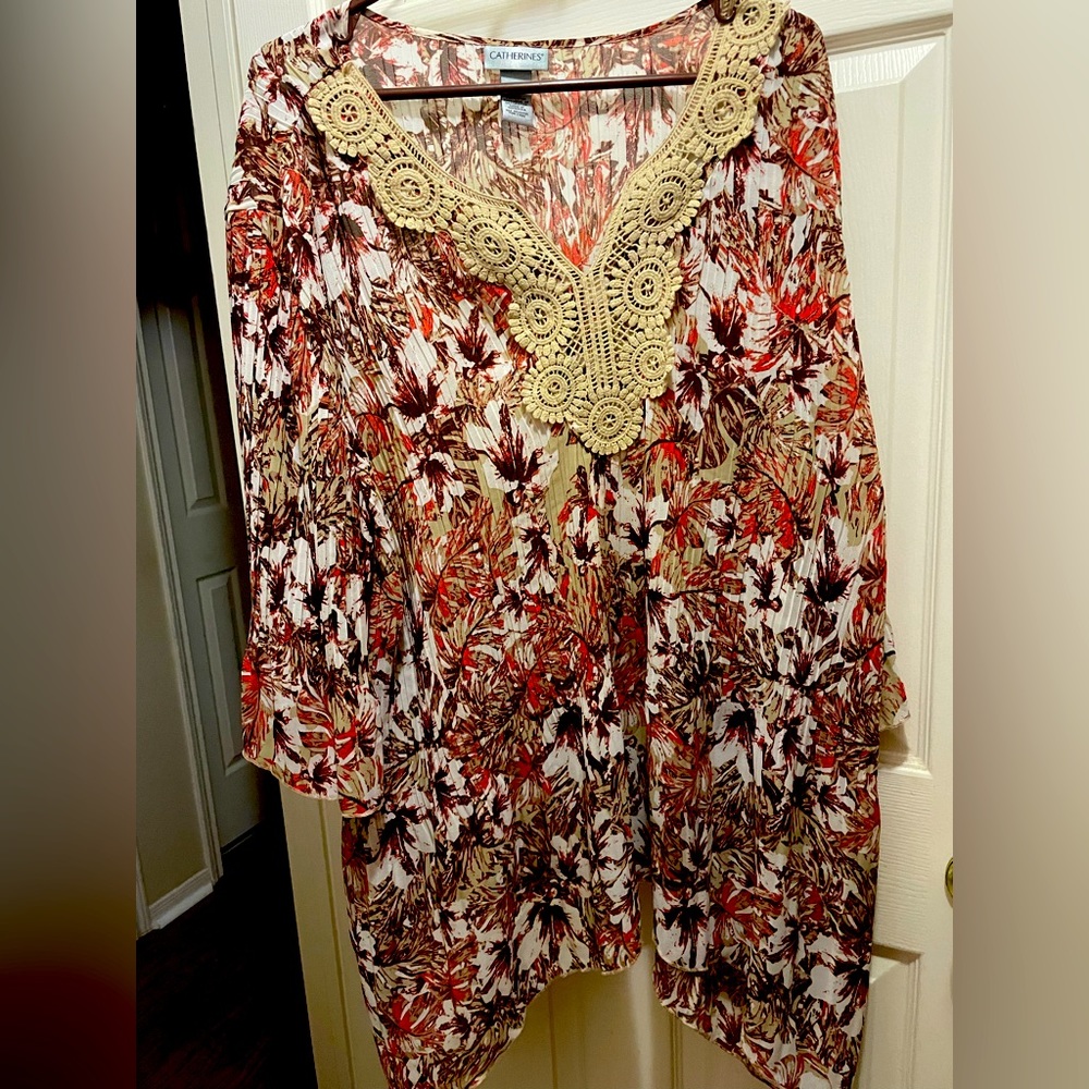 Catherine’s pull over blouse.